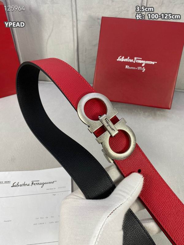 Ferragamo belt 35mmX100-125cm 8L (75)