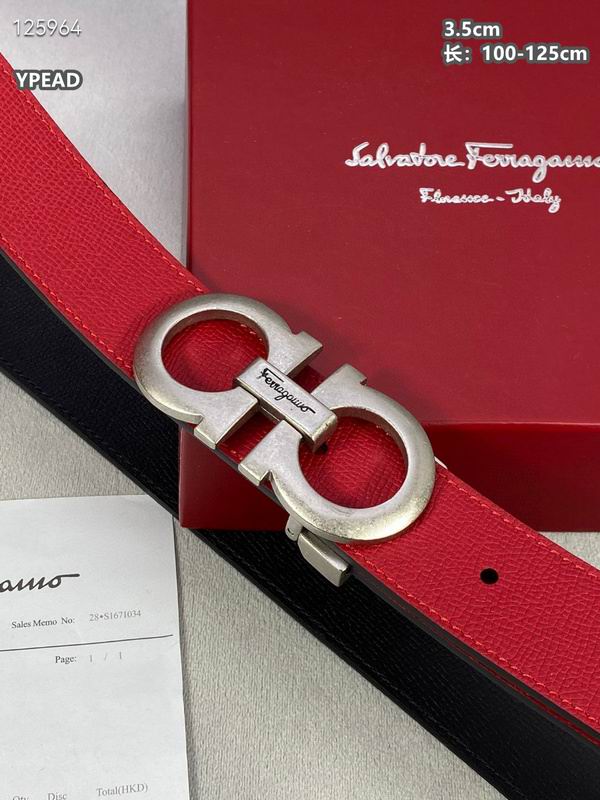 Ferragamo belt 35mmX100-125cm 8L (76)