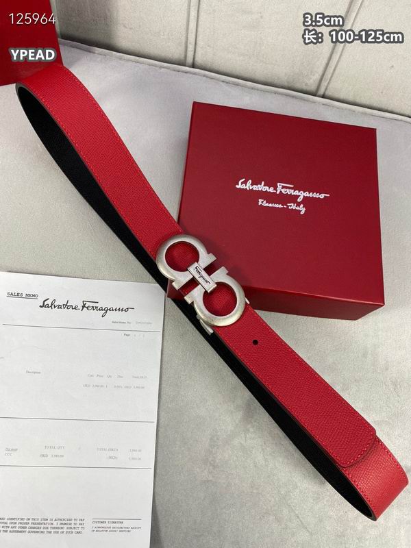 Ferragamo belt 35mmX100-125cm 8L (77)