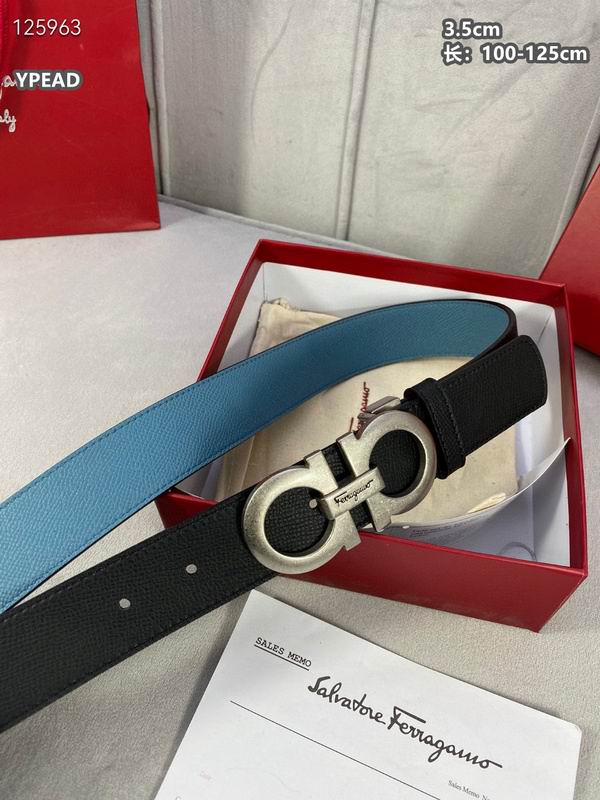 Ferragamo belt 35mmX100-125cm 8L (79)