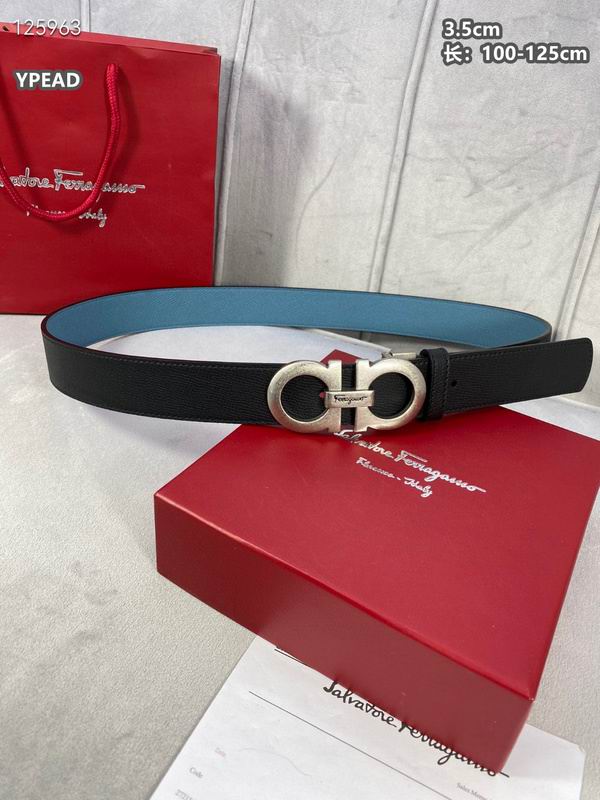 Ferragamo belt 35mmX100-125cm 8L (80)