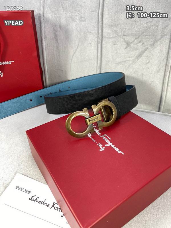 Ferragamo belt 35mmX100-125cm 8L (82)