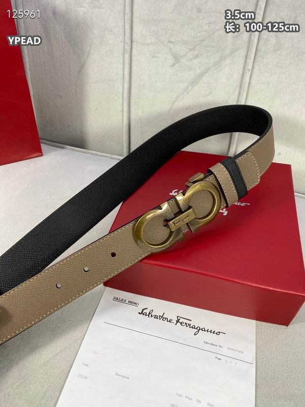 Ferragamo belt 35mmX100-125cm 8L (93)