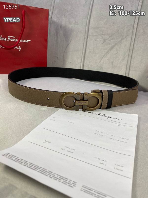 Ferragamo belt 35mmX100-125cm 8L (94)