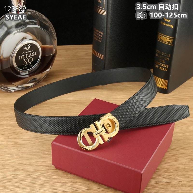 Ferragamo belt 35mmX100-125cm 8L (95)