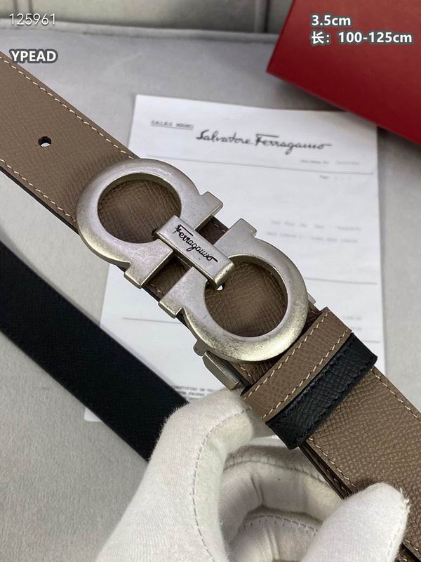 Ferragamo belt 35mmX100-125cm 8L (95)