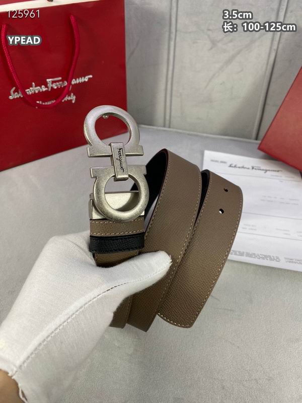 Ferragamo belt 35mmX100-125cm 8L (96)