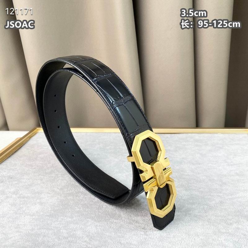 Ferragamo belt 35mmX95-125cm 8L (408)