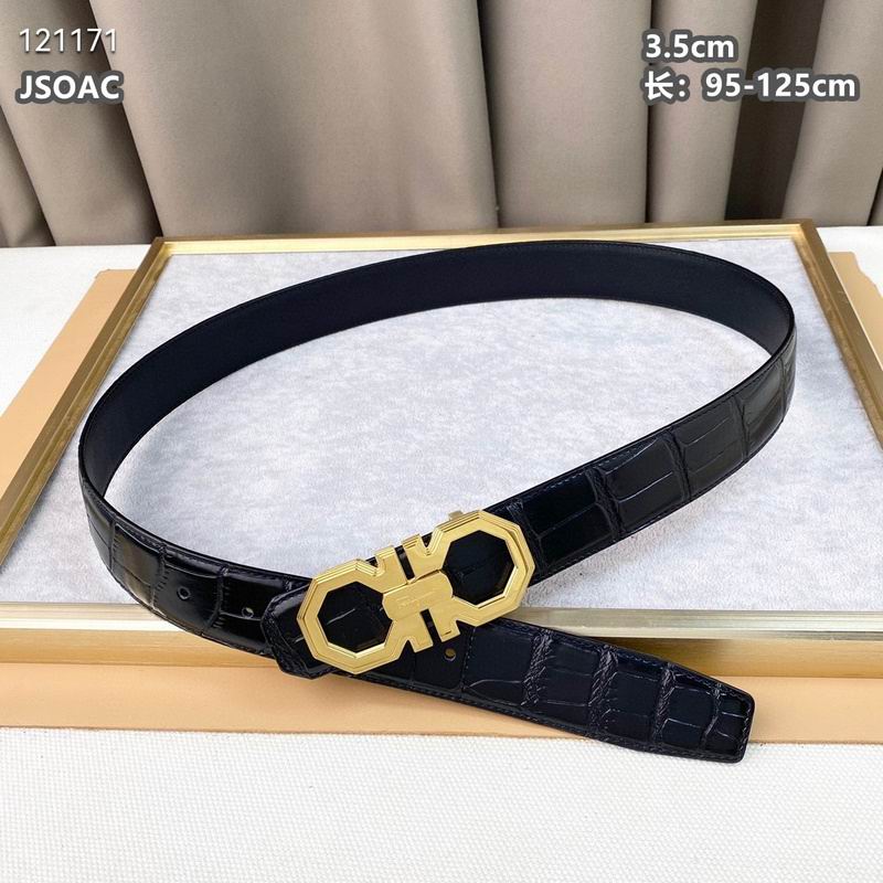 Ferragamo belt 35mmX95-125cm 8L (409)