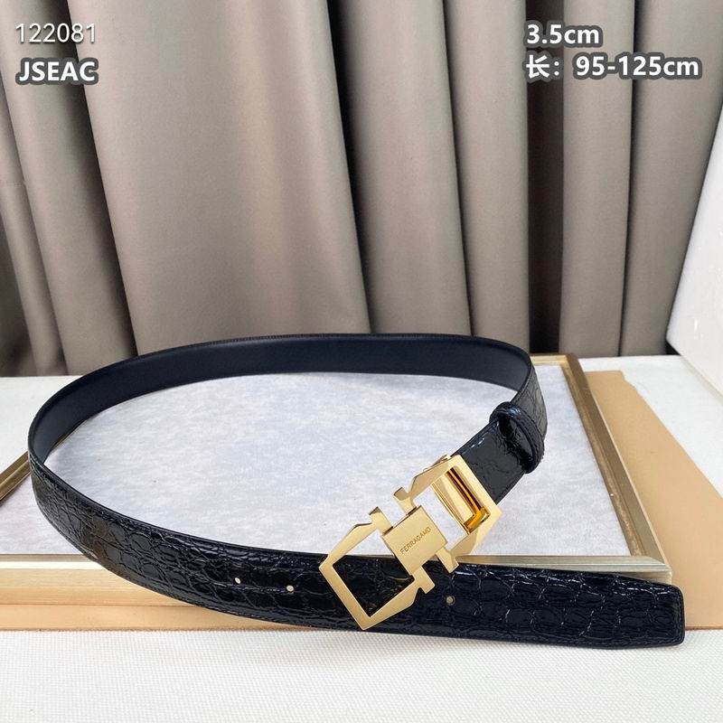 Ferragamo belt 35mmX95-125cm 8L (547)