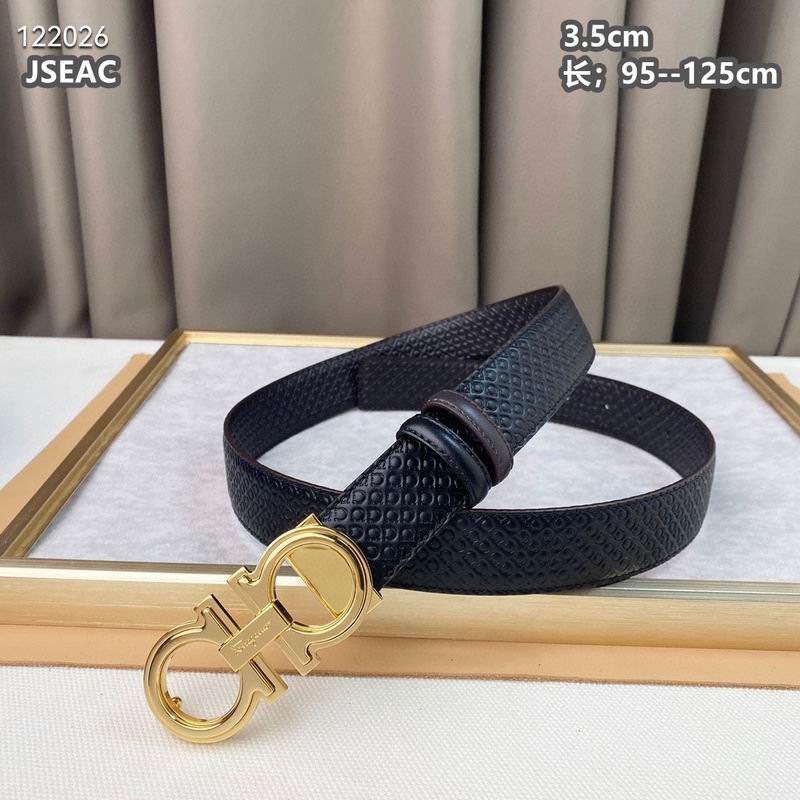 Ferragamo belt 35mmX95-125cm 8L (558)