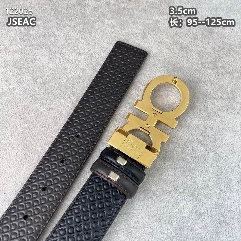 Ferragamo belt 35mmX95-125cm 8L (559)