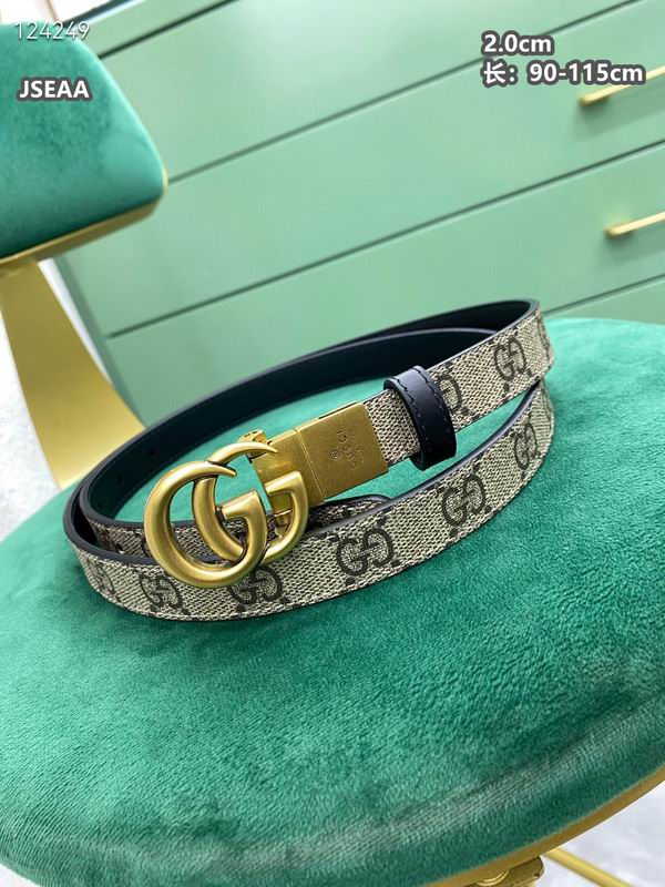 Gucci belt 20mmX90-115cm 8L (100)
