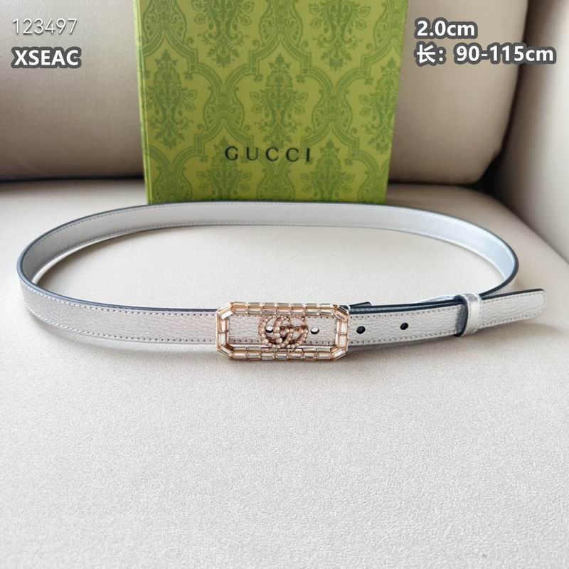 Gucci belt 20mmX90-115cm 8L (101)