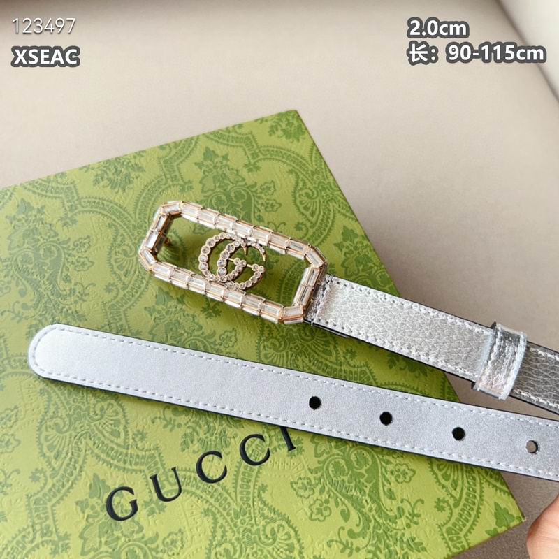 Gucci belt 20mmX90-115cm 8L (102)