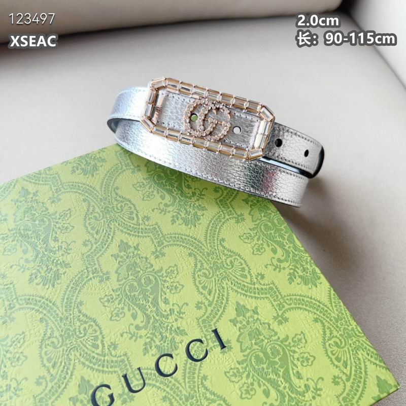 Gucci belt 20mmX90-115cm 8L (103)