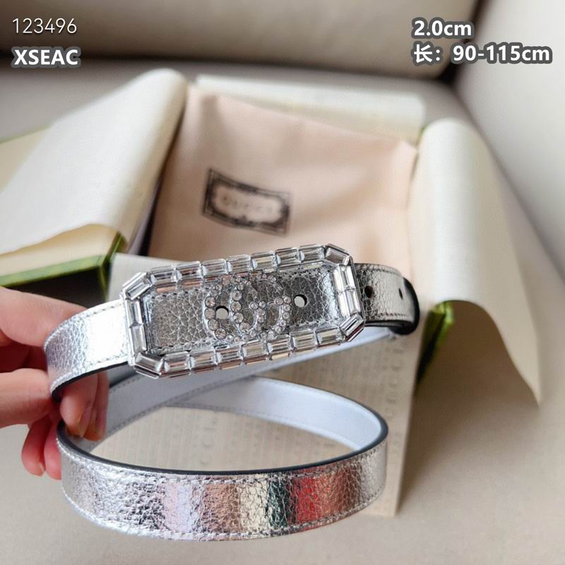 Gucci belt 20mmX90-115cm 8L (106)