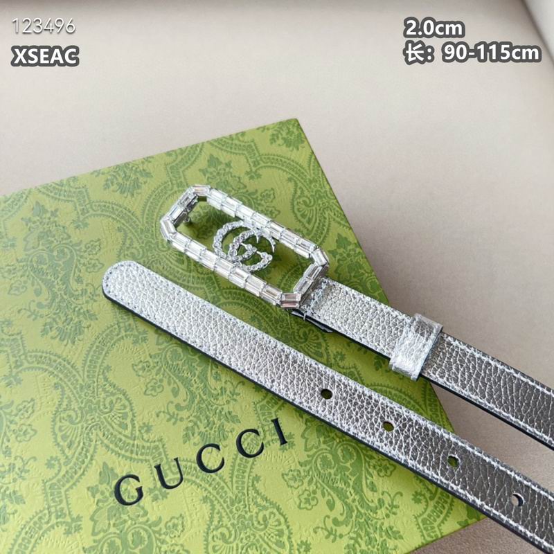 Gucci belt 20mmX90-115cm 8L (107)