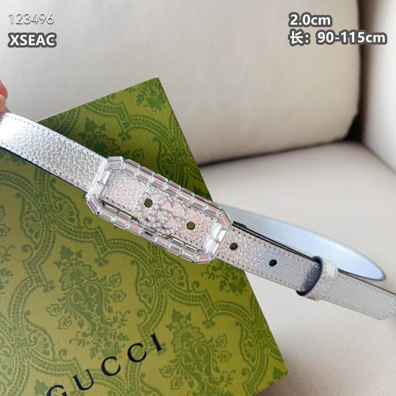 Gucci belt 20mmX90-115cm 8L (108)
