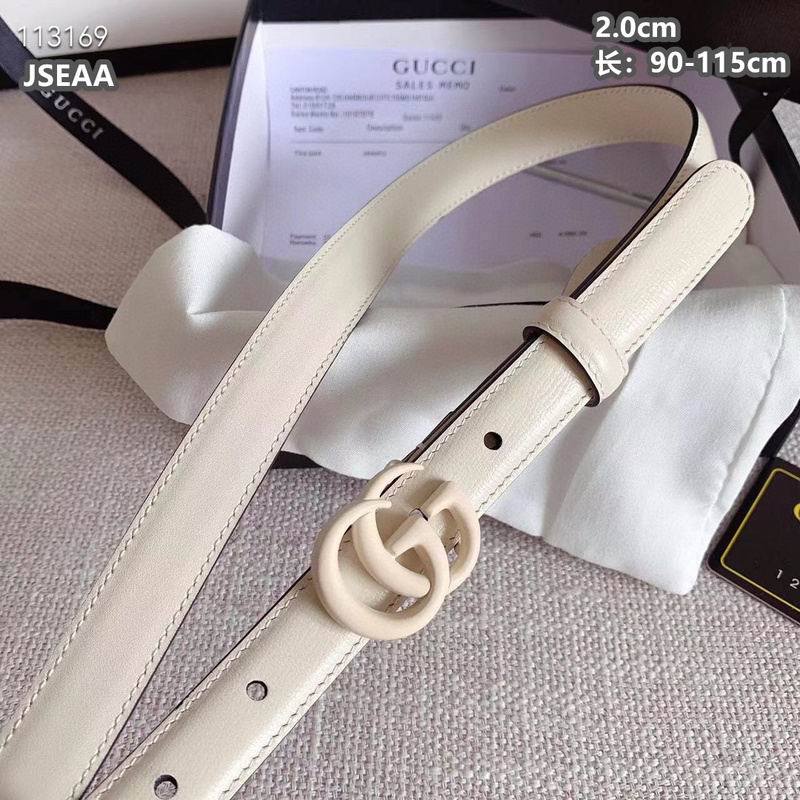 Gucci belt 20mmX90-115cm 8L (20)