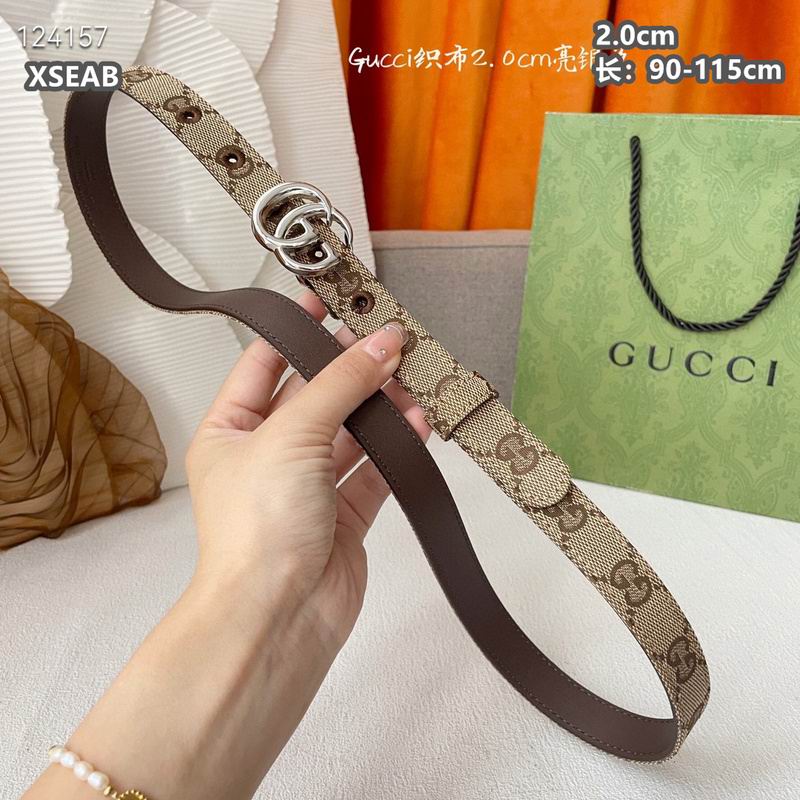 Gucci belt 20mmX90-115cm 8L (41)