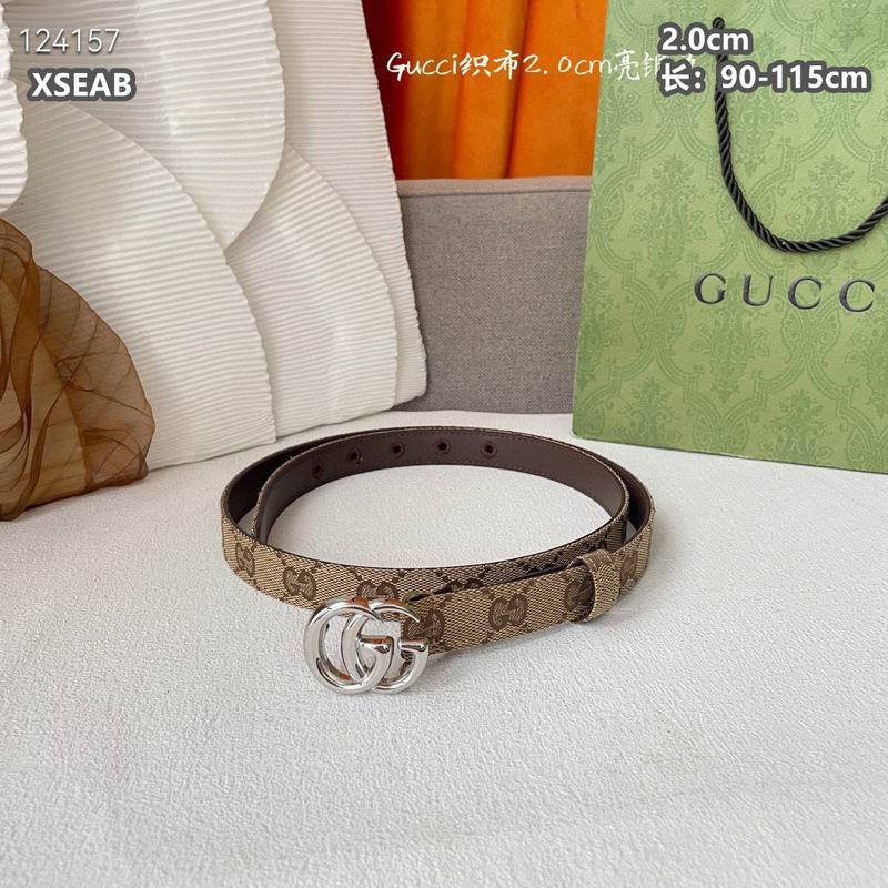 Gucci belt 20mmX90-115cm 8L (44)