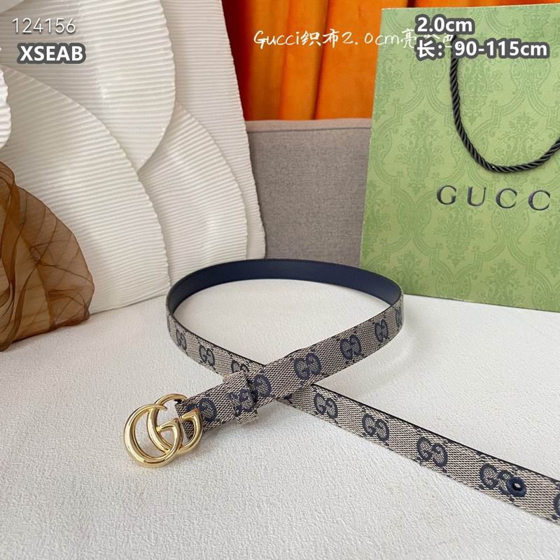Gucci belt 20mmX90-115cm 8L (47)