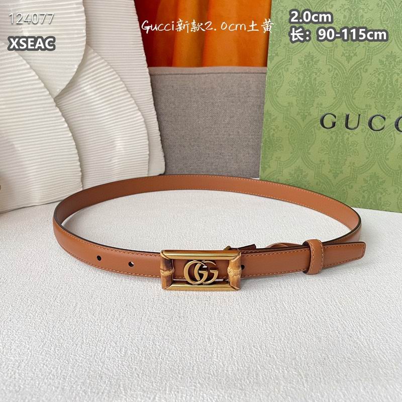 Gucci belt 20mmX90-115cm 8L (54)