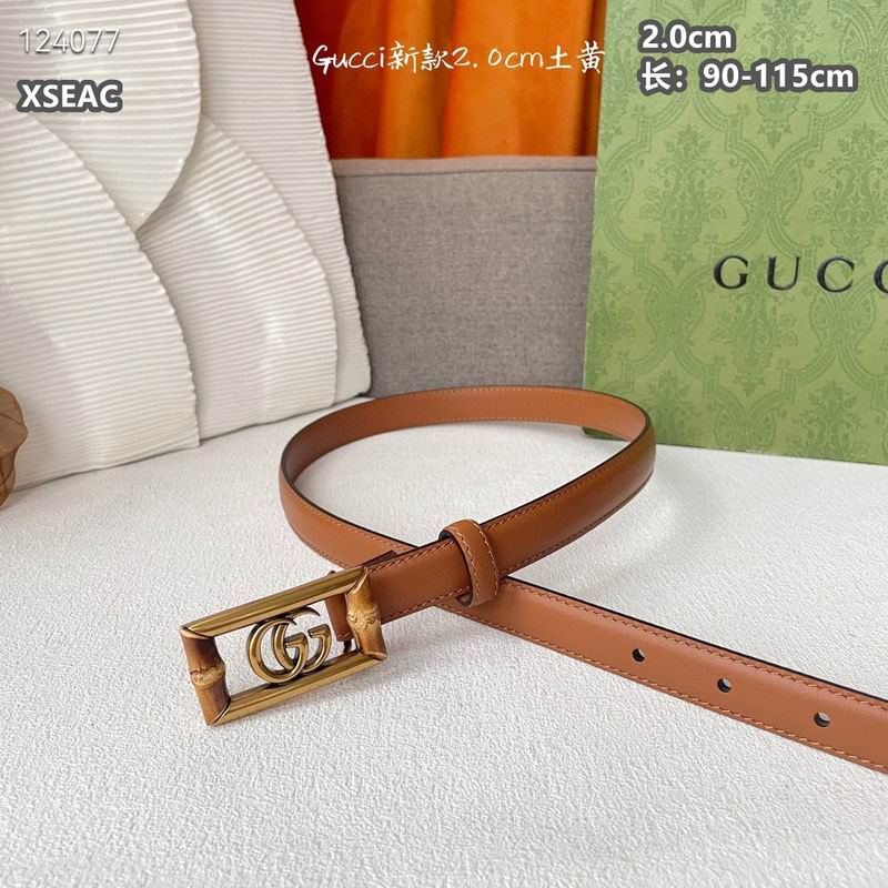 Gucci belt 20mmX90-115cm 8L (55)