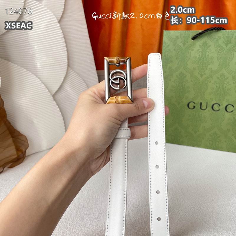 Gucci belt 20mmX90-115cm 8L (59)