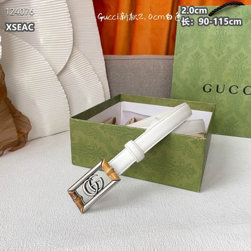 Gucci belt 20mmX90-115cm 8L (60)