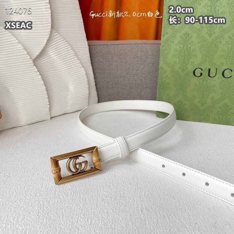 Gucci belt 20mmX90-115cm 8L (63)
