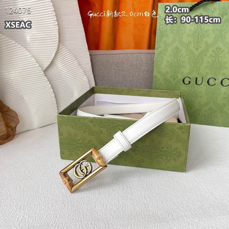 Gucci belt 20mmX90-115cm 8L (64)