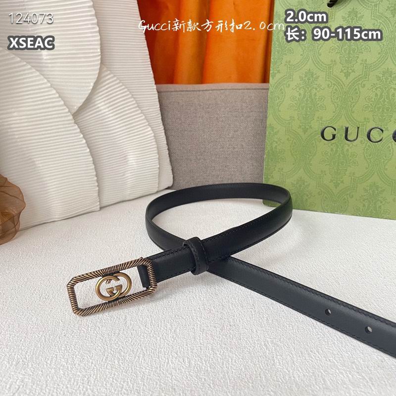 Gucci belt 20mmX90-115cm 8L (71)