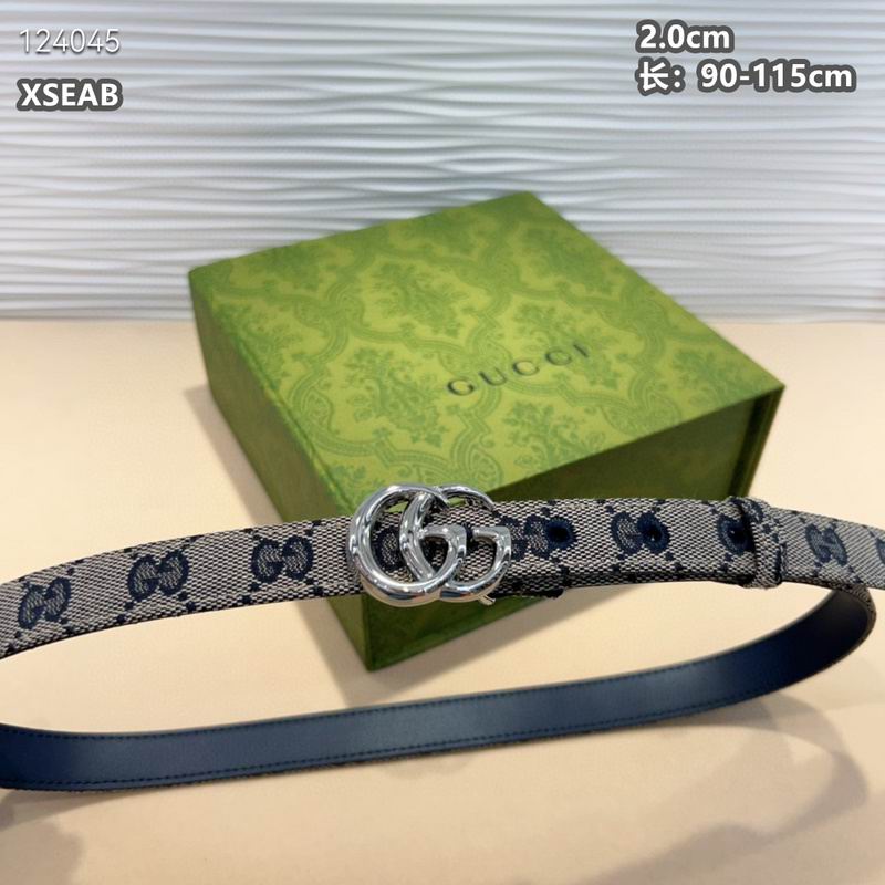 Gucci belt 20mmX90-115cm 8L (77)