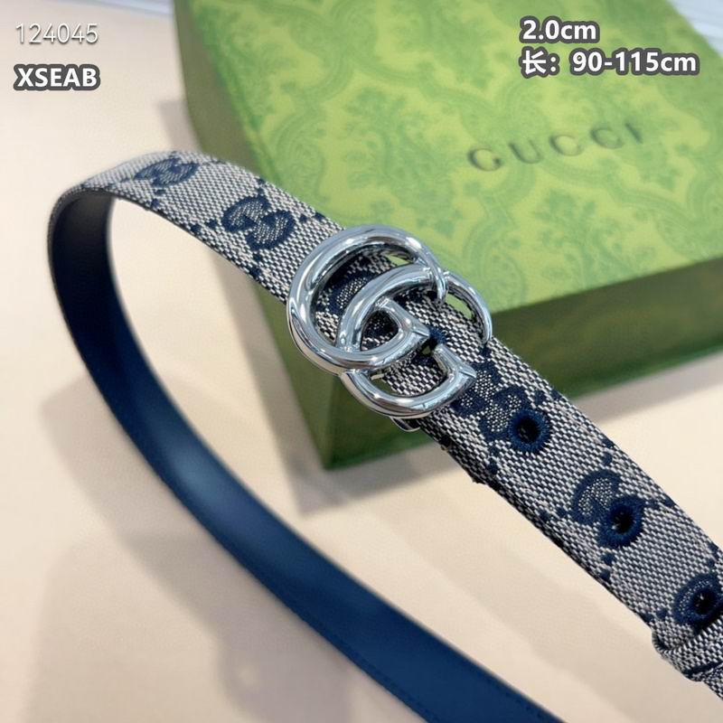 Gucci belt 20mmX90-115cm 8L (79)