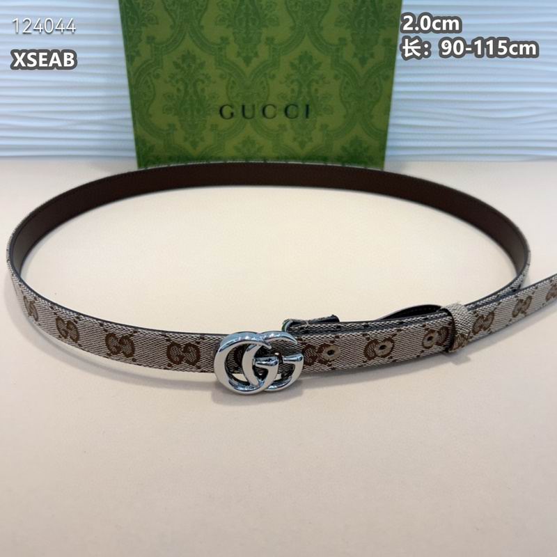 Gucci belt 20mmX90-115cm 8L (81)