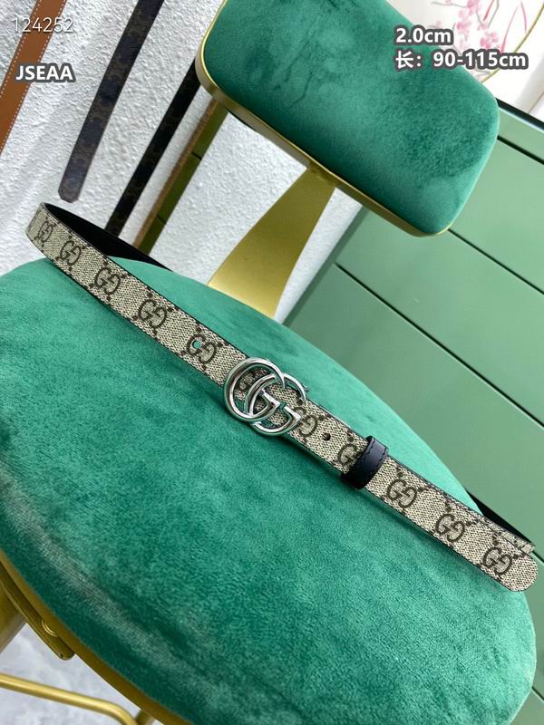 Gucci belt 20mmX90-115cm 8L (86)