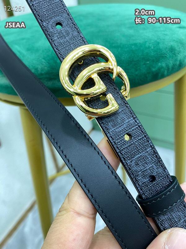 Gucci belt 20mmX90-115cm 8L (89)