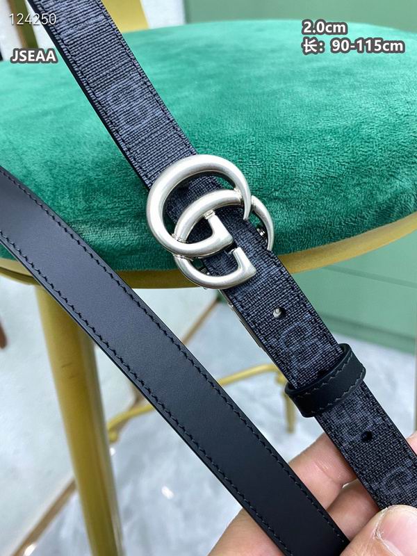 Gucci belt 20mmX90-115cm 8L (94)