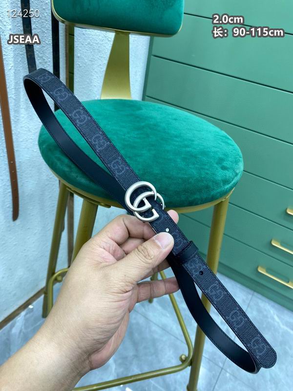 Gucci belt 20mmX90-115cm 8L (95)