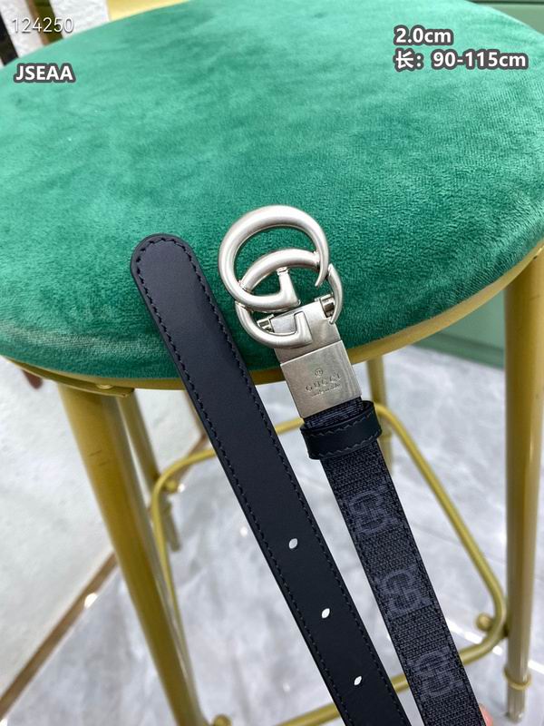 Gucci belt 20mmX90-115cm 8L (96)