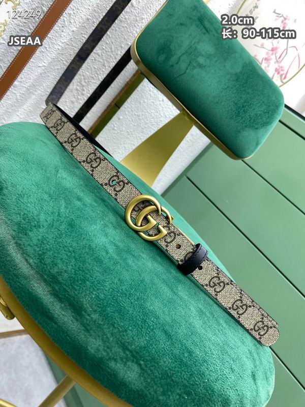 Gucci belt 20mmX90-115cm 8L (97)