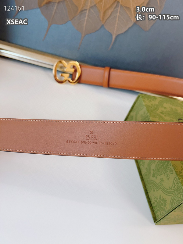 Gucci belt 30mmX90-115cm  8L (185)