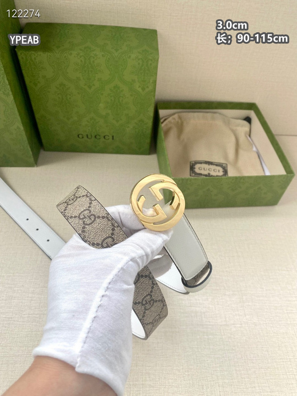 Gucci belt 30mmX90-115cm  8L (344)