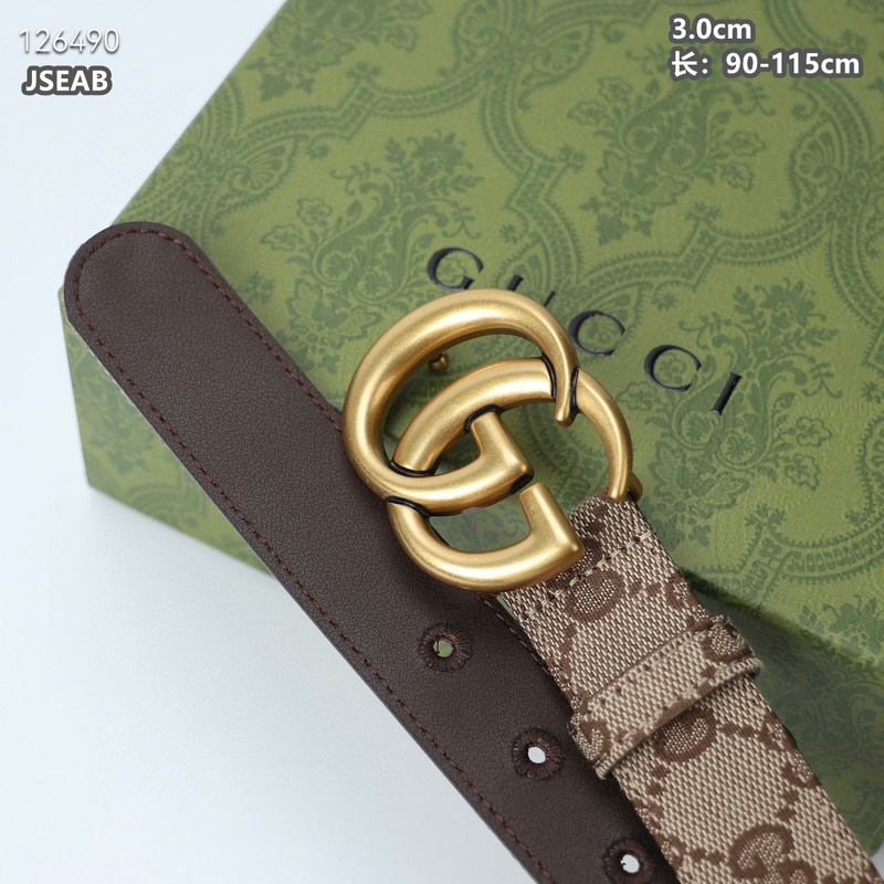 Gucci belt 30mmX90-115cm  8L (88)