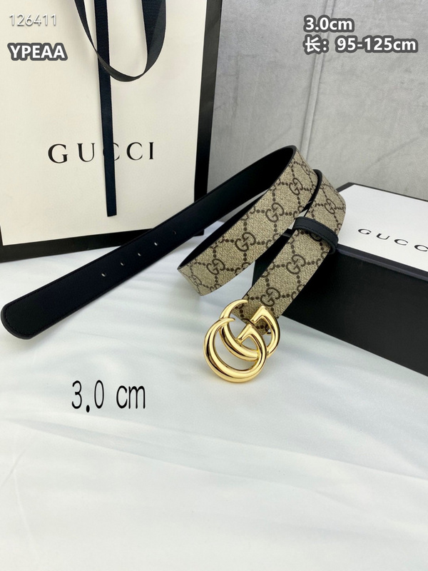 Gucci belt 30mmX95-125cm  8L (100)