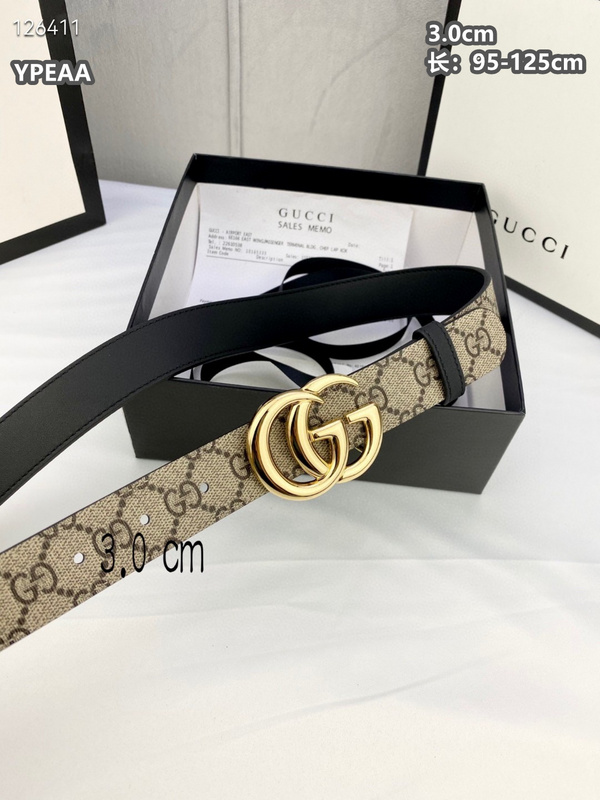 Gucci belt 30mmX95-125cm  8L (101)
