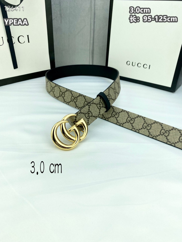 Gucci belt 30mmX95-125cm  8L (102)