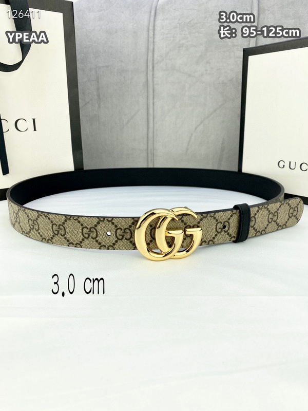 Gucci belt 30mmX95-125cm  8L (103)
